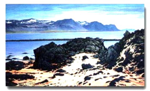 Hver á málverk eftir Sveinbjörn Blöndal?