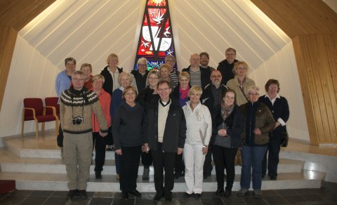 Biskupinn heimsótti Skagaströnd