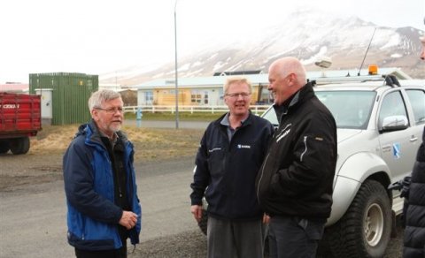 Framkvæmdir við hitaveitu hafnar á Skagaströnd