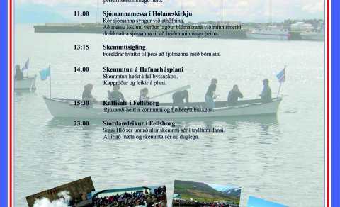 Dagskrá sjómannadagsins á Skagaströnd laugardaginn 1. júní 2013