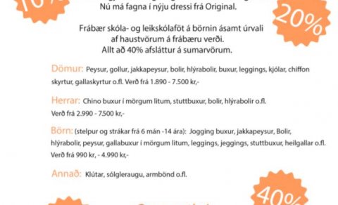 ORGINAL Fatamarkaður