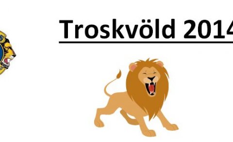 Troskvöld verður 29. mars 2014