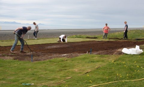 Töluverðar framkvæmdir hjá Golfklúbbi Skagastrandar