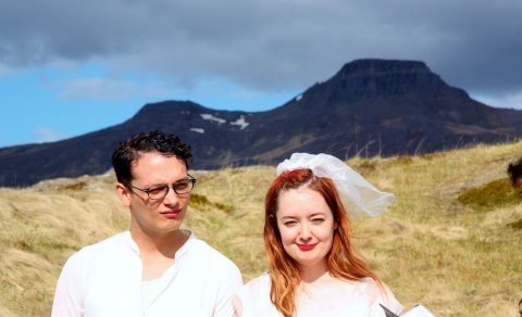 Þau giftu sig á Skagaströnd!