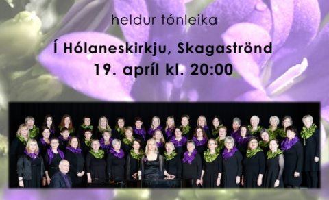 Tónleikar í Hólaneskirkju 19. apríl nk