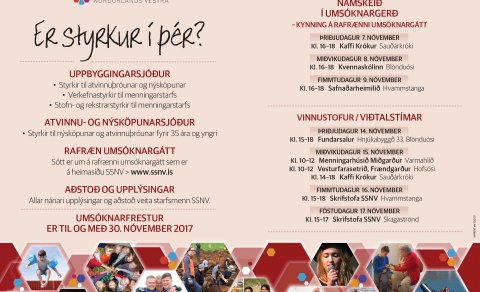 Umsóknir í Uppbyggingarsjóð og Atvinnu og nýsköpunarsjóð