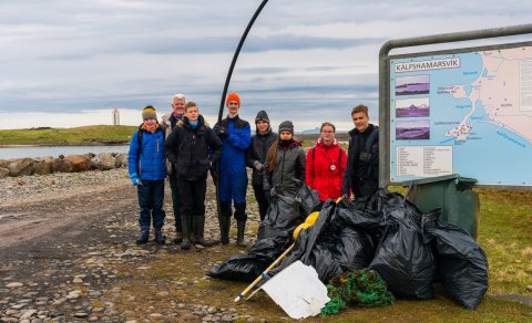 Fjöruhreinsunarátak Höfðaskóla