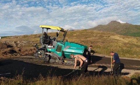 Malbikun er hafin á Skagaströnd