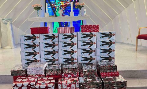 Jól í skókassa á Skagaströnd