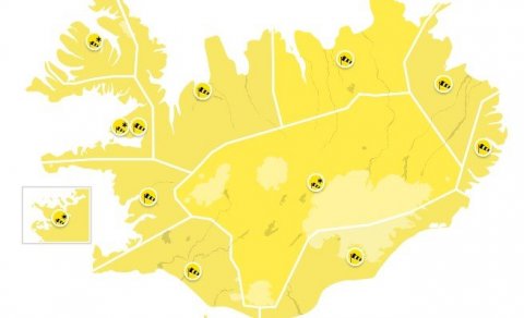 Gul viðvörun á Norðurlandi vestra