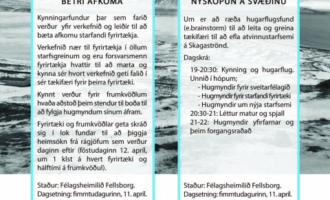 Átaksverkefni Sveitarfélagsins Skagastrandar í atvinnumálum