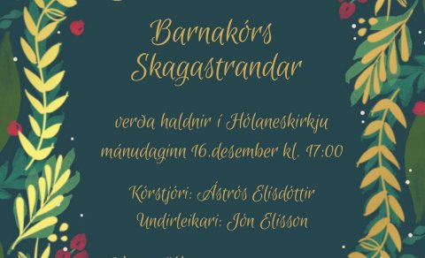 Jólatónleikar Barnakórs Skagastrandar