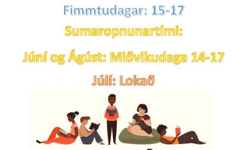 Bókasafn - sumaropnun