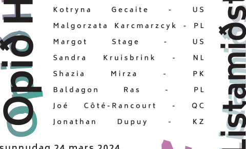 Nes Listamiðstöð opið hús 24. mars