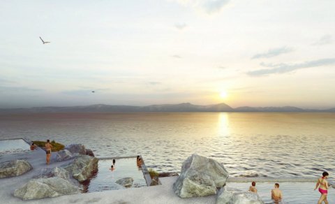 Glæsileg baðlón rísa á Skagaströnd