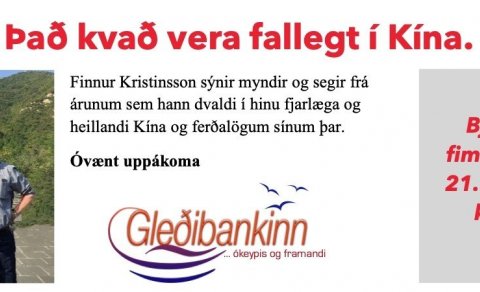 Það kvað vera fallegt í Kína