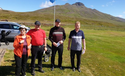 Jón Jóhannsson GÓS sigraði á Opna Fiskmarkaðsmótinu á Skagaströnd