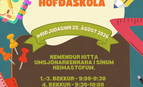Skólasetning Höfðaskóla haustið 2026