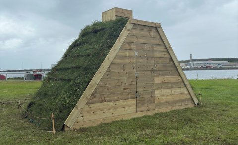 Listaverk við Hólanesveg opnað á morgun klukkan 15:00