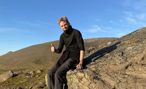 Morten Wiborg, starfsnemi hjá BioPol, útskrifast sem verkfræðingur