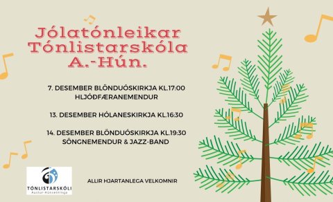Jólatónleikar Tónlistarskóla A-Hún