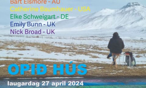 Nes Listamiðstöð opið hús 27. apríl