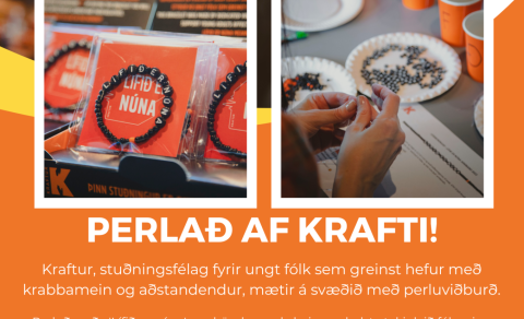 Perlað af krafti í Höfðaskóla 16. maí