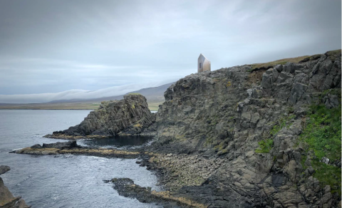 Fuglaskoðunarhúsið verður hið glæsilegasta