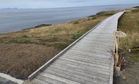 Tímabundin lokun göngustígs á Spákonufellshöfða