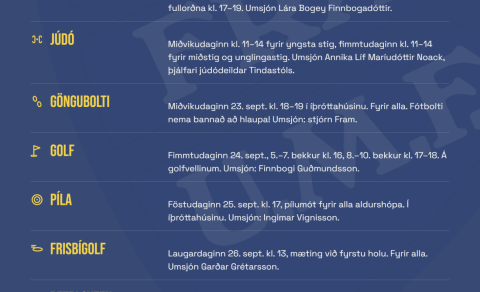 Íþróttavika Evrópu á Skagaströnd