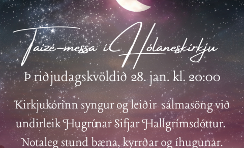 Taize-messa í Hólaneskirkju