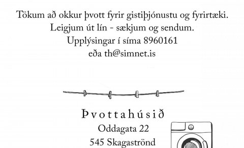 Tekið hefur til starfa þvottahús á Skagaströnd
